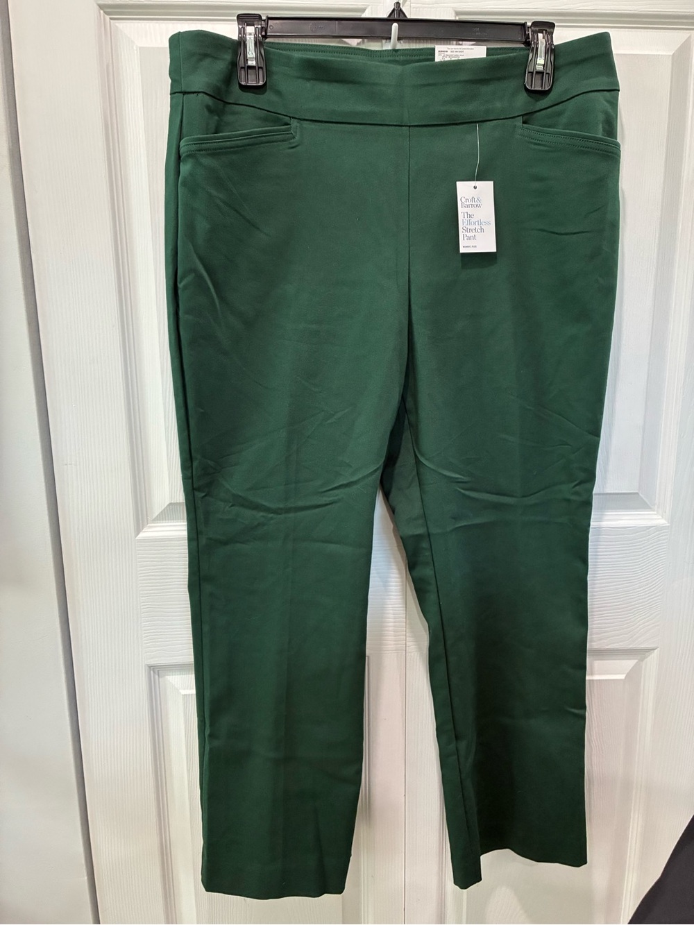 croft & barrow Forest Green Ponte Ankle Pants